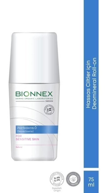 Bionnex Perfederm For Sensitive Roll-On Unisex Deodorant 75 ml