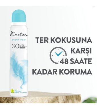 Emotion Ocean Fresh Kadın Deodorant 6x200 ml