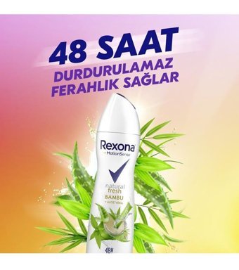 Rexona Natural Fresh Sprey Kadın Deodorant 6x150 ml