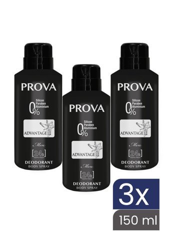 Prova Advantage Sprey Erkek Deodorant 3x150 ml