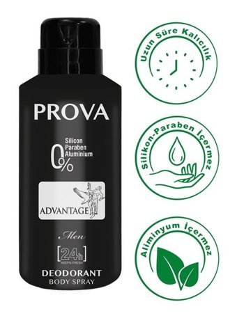 Prova Advantage Sprey Erkek Deodorant 3x150 ml