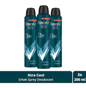 Rexona Extra Cool Erkek Deodorant 3x200 ml