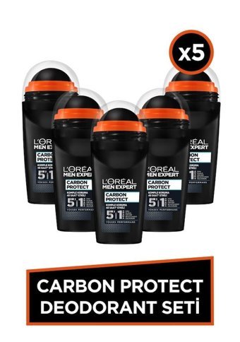 L'Oréal Paris Expert Roll-On Erkek Deodorant 5x50 ml