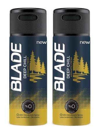 Blade Deep Chill Sprey Erkek Deodorant 2x150 ml