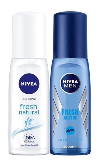 Nivea Pump Sprey Erkek Deodorant 2x150 ml