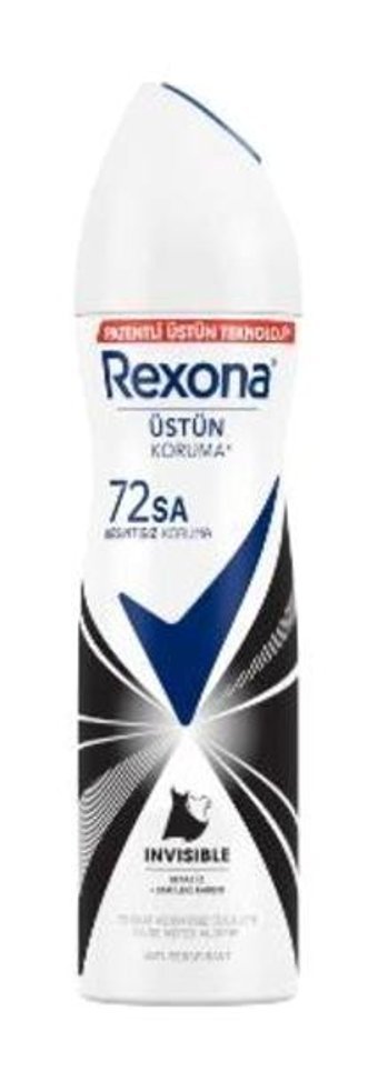 Rexona Black&White Invisible Sprey Unisex Deodorant 150 ml