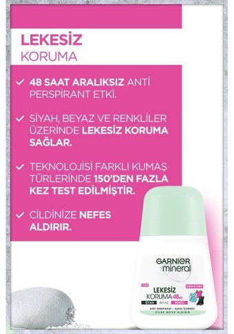 Garnier Mineral Sprey Kadın Deodorant 5x50 ml