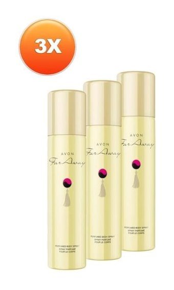 Avon Far Away Roll-On Kadın Deodorant 3x75 ml