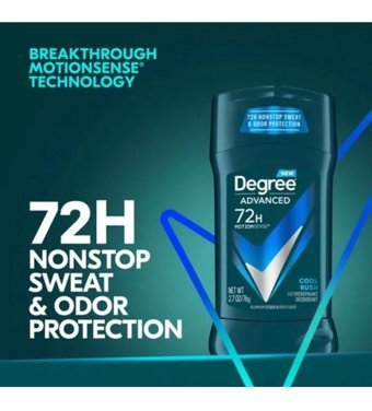 Degree ool Rush Advanced Antipespirant Stick Erkek Deodorant 76 gr