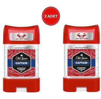 Old Spice Captain Jel Erkek Deodorant 2x70 ml
