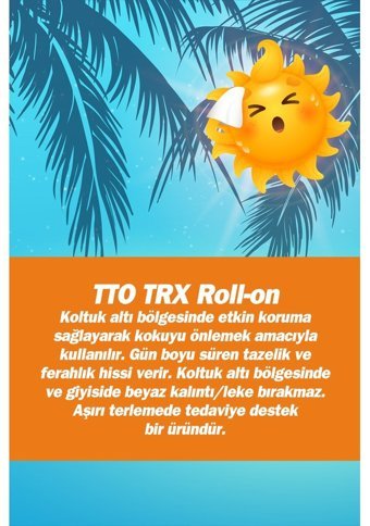 Tto Trx Roll-On Unisex Deodorant 45 ml