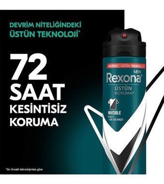 Rexona Black&White Invisible Erkek Deodorant 3x150 ml