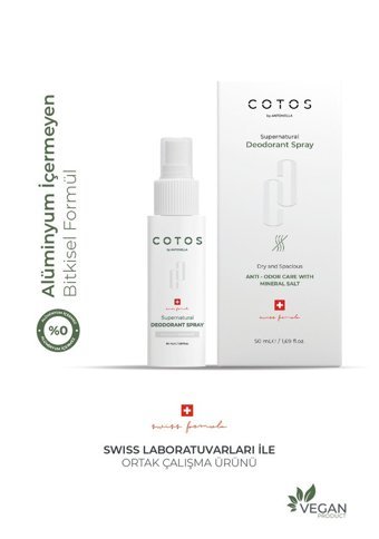 Cotos Sprey Unisex Deodorant 50 ml