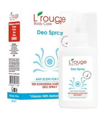 L'rouge Sprey Erkek Deodorant 2x50 ml