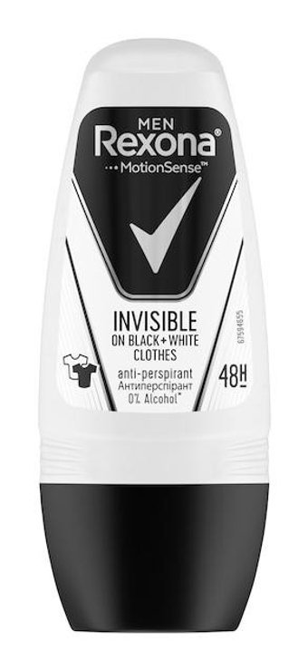 Rexona Black&White Invisible Roll-On Erkek Deodorant 50 ml