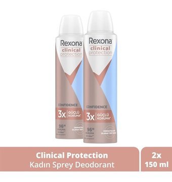Rexona Clinical Protection Sprey Kadın Deodorant 2x150 ml