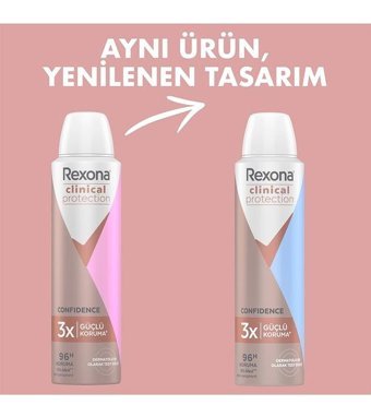 Rexona Clinical Protection Sprey Kadın Deodorant 2x150 ml