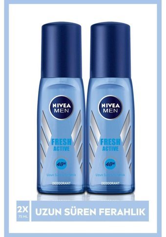 Nivea Pump Sprey Erkek Deodorant 2x75 ml