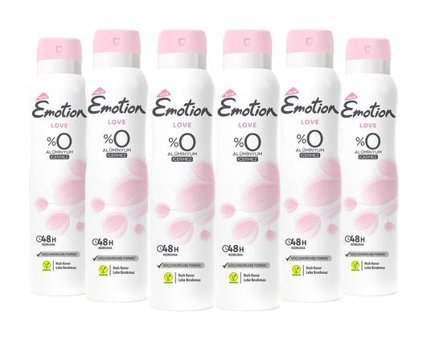Emotion Love Kadın Deodorant 6x150 ml