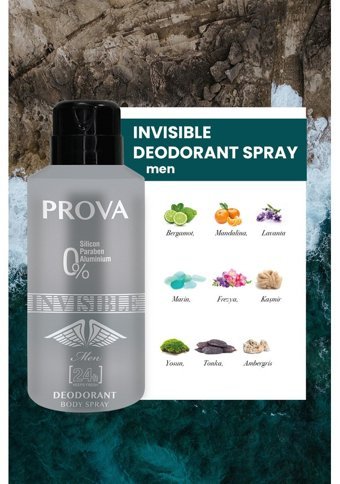 Prova Invisible Sprey Erkek Deodorant 150 ml