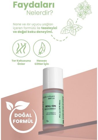 Bade Natural Sensitive Roll-On Unisex Deodorant 50 ml