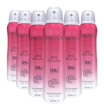 Prova Big Crystal Sprey Kadın Deodorant 6x150 ml