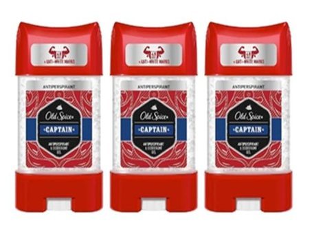 Old Spice Captain Clear Stick Erkek Deodorant 3x70 ml