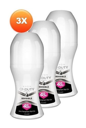 Avon On Duty Roll-On Kadın Deodorant 3x50 ml