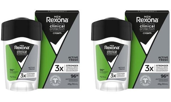 Rexona Clinical Protection Active Stick Erkek Deodorant 2x45 ml