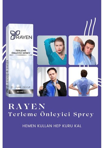 Rayen Sprey Unisex Deodorant 50 ml