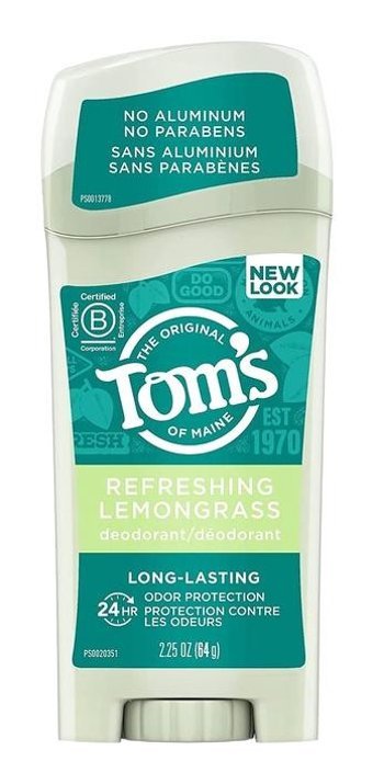 Tom's of Maine Refreshing Lemongrass Stick Kadın Deodorant 64 gr