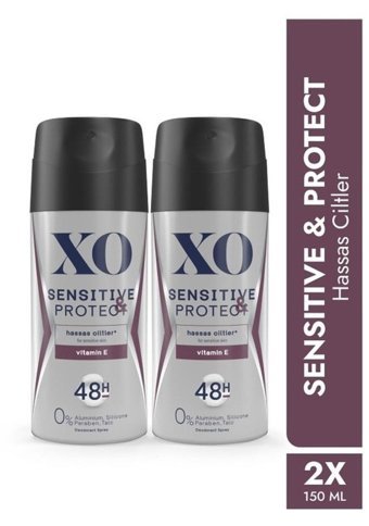 Xo Sensitive&Protect Sprey Erkek Deodorant 2x150 ml