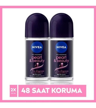 Nivea Pearl&Beauty Fine Fragrance Roll-On Kadın Deodorant 2x50 ml