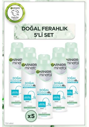 Garnier Sprey Unisex Deodorant 5x150 ml