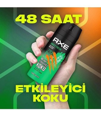 Axe Jungle Fresh Erkek Deodorant 3x150 ml