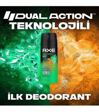 Axe Jungle Fresh Erkek Deodorant 3x150 ml