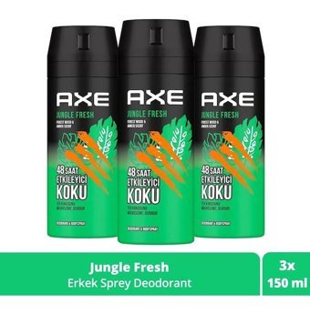 Axe Jungle Fresh Erkek Deodorant 3x150 ml