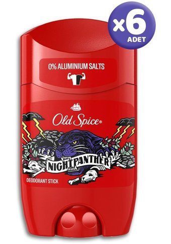 Old Spice Night Panter Erkek Deodorant 6x50 ml