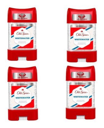 Old Spice Whitewater Clear Jel Erkek Deodorant 4x70 ml