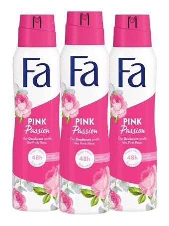 Fa Pink Passion Sprey Kadın Deodorant 3x150 ml