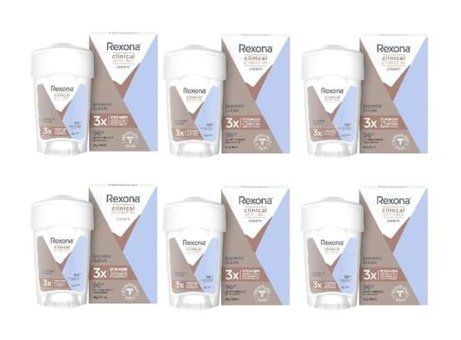 Rexona Clinical Protection Shower Stick Unisex Deodorant 6x45 ml