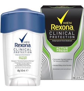 Rexona Clinical Protection Active Krem Erkek Deodorant 45 ml