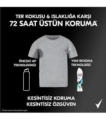 Rexona Black&White Invisible Fresh Kadın Deodorant 3x150 ml