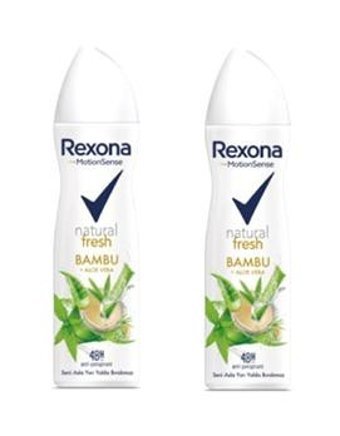 Rexona Natural Fresh Sprey Kadın Deodorant 2x150 ml