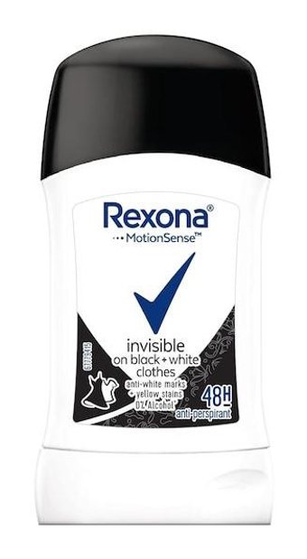 Rexona Black&White Invisible Stick Kadın Deodorant 40 ml