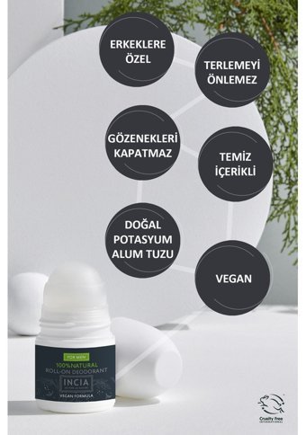 Incia Ter Önleyici Roll-On Erkek Deodorant 50 ml