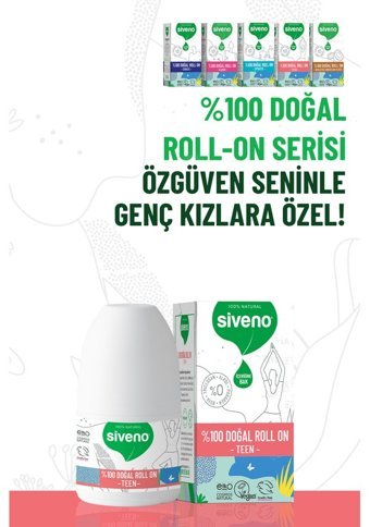 Siveno Teen Pink Ter Önleyici Roll-On Kadın Deodorant 50 ml