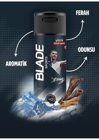 Blade Sports Sprey Erkek Deodorant 3x150 ml