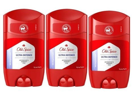 Old Spice Ultra Defense Antipespirant Stick Erkek Deodorant 3x50 ml