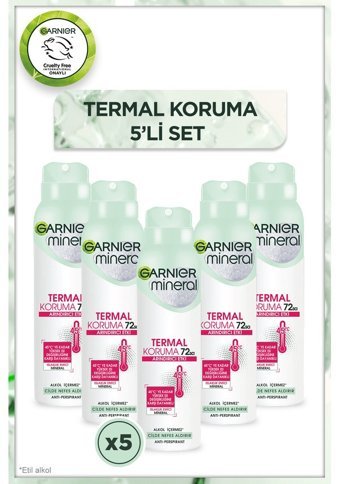 Garnier Sprey Kadın Deodorant 5x150 ml